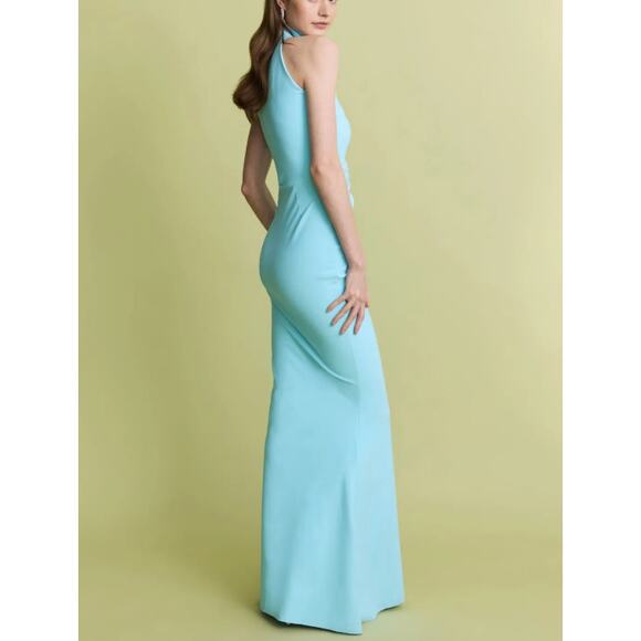 Chiara Boni La Petite Robe Gudrum Long Dress Size 8 - Picture 2 of 12